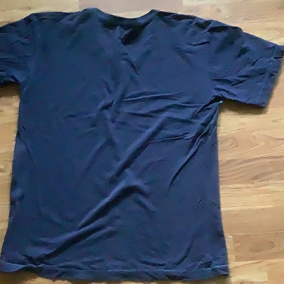 JAMAICA Blue Tee Shirt V Neck Short Sleeve Montgomery Bay Ocho Rios XL - Picture 3 of 4